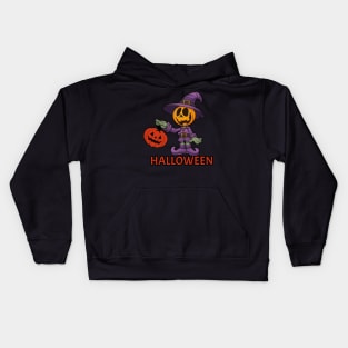 Pumpkin man Kids Hoodie